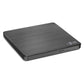 Hitachi-LG Slim Portable DVD-Writer optisch schijfstation DVD±RW Zwart - NLMAX