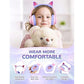 iClever Bluetooth hoofdtelefoon met oren voor kinderen, voor jongens en meisjes, verstelbare 85/94 dB volumeregelaar, kinderhoofdtelefoon met microfoon voor school/tablet, mobiele telefoon, pc, tv - NLMAX