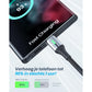INIU USB C Cable, [3 Pack (0.5+2+2m)] 3.1A QC Fast Charging USB Type C Charger, Zinc Alloy Braided Data Cable USB A to C Phone Charger for Samsung S20 S10 Playstation 5 Xiaomi Huawei Google - NLMAX