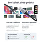 INIU USB C Cable, [3 Pack (0.5+2+2m)] 3.1A QC Fast Charging USB Type C Charger, Zinc Alloy Braided Data Cable USB A to C Phone Charger for Samsung S20 S10 Playstation 5 Xiaomi Huawei Google - NLMAX