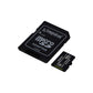 KINGSTON 64GB MICROSDXC CANVAS SELECT 3 STUKS 100R A1 C10 CARD+SD ADAPTER - NLMAX
