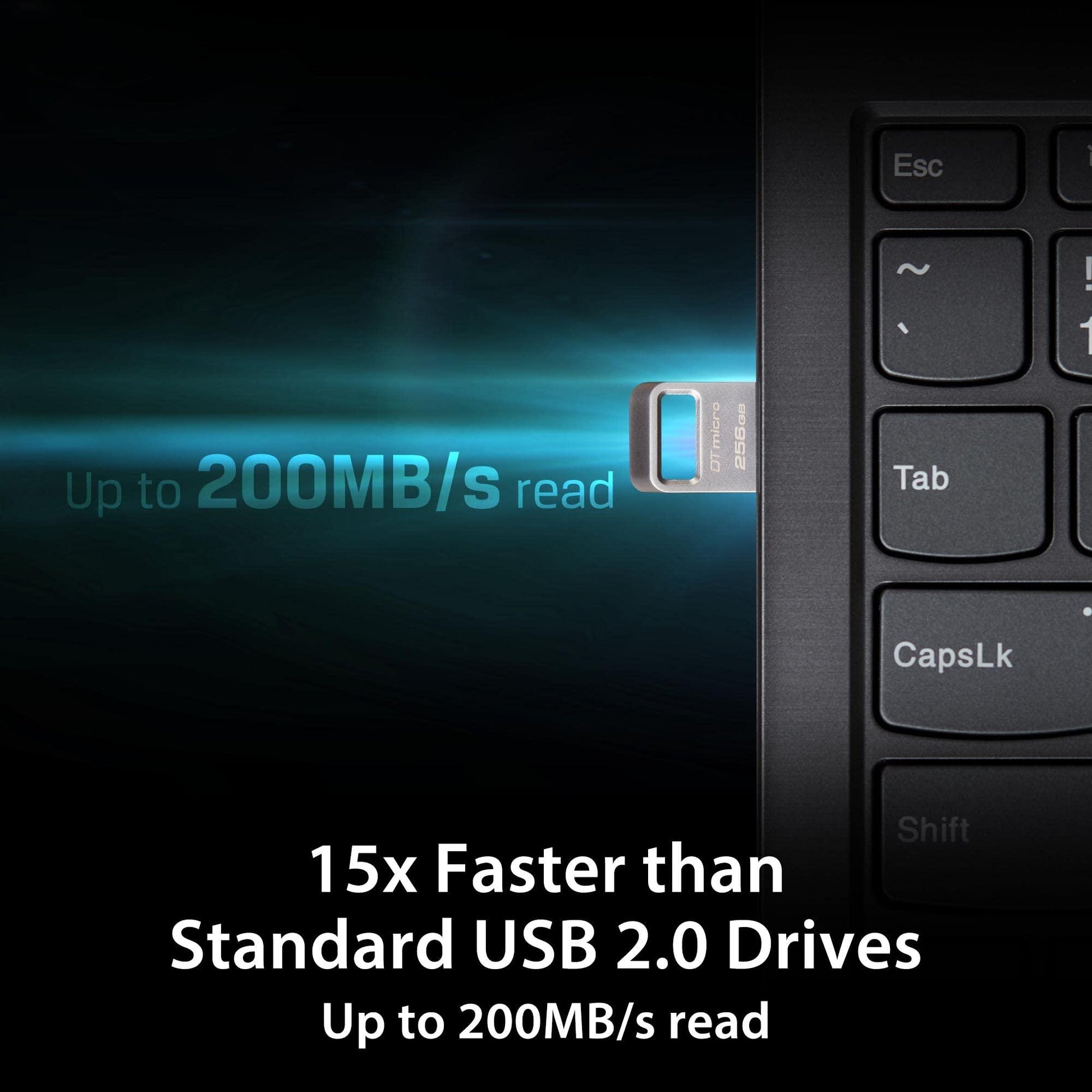 Kingston- Digital Media Product DTMC3G2/64GB 64GB DT MICRO USB 3.2 200MB/S METAL GEN 1 - NLMAX