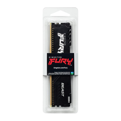 Kingston FURY Beast 8 GB 3200 MHz DDR4 CL16 Desktop Geheugen Enkele Stick , KF432C16BB/8 - NLMAX
