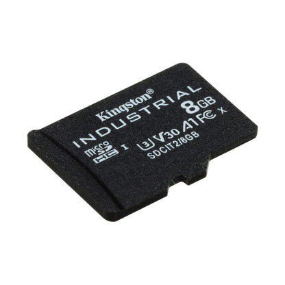 Kingston Industriële microSD - 8 GB microSDHC Industrial C10 A1 pSLC kaart in één pakket zonder adapter - SDCIT2/8GBSP - NLMAX