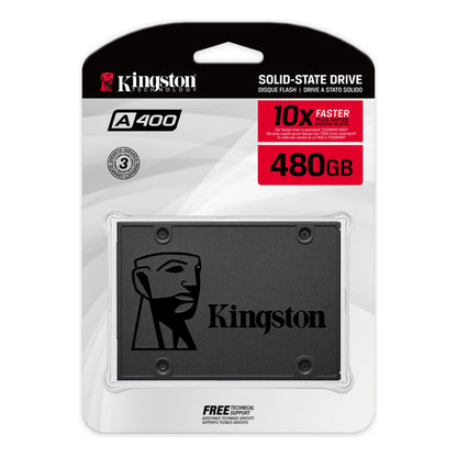 Kingston SSD SATA Drive A400-Interne - 480GB SATA 3, 2.5" - NLMAX