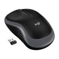Logitech M185 draadloze muis, 2,4 GHz met USB-mini-ontvanger, batterijduur van 12 maanden, 1000 DPI optische tracking, tweehandig, compatibel met PC, Mac, laptop, grijs, 1 stuk - NLMAX