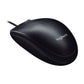 Logitech M90 USB Muis, 1000 DPI Optische Tracking, Links-en Rechtshandig, PC/Mac/Laptop - Grijs - NLMAX