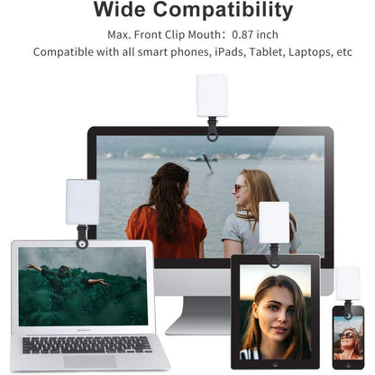 Newmowa LED 60 Professional Video Lamp, 3200-5600K 3 Light Modes and Brightness 10 Levels Dimmable CRI95 + Ultra-Thin Panel Light for Phone, iPhone, Android, iPad, Laptop - NLMAX