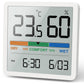 Noklead Digitale thermo-hygrometer, draagbare thermometer, hygrometer, voor binnen, met hoge nauwkeurigheid, temperatuur- en vochtigheidsmeter voor binnenklimaatbeheersing van ruimtes (Wit) - NLMAX