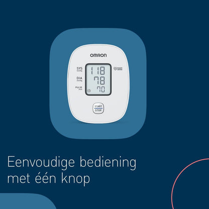 OMRON X2 Basic – Klinisch gevalideerde automatische bloeddrukmeter met detectie van onregelmatige hartslag en gids voor het omwikkelen van manchetten | Bovenarm bloeddrukmeter - NLMAX