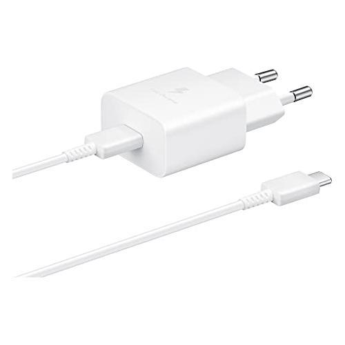 Samsung 15 Watt USB Type-C snellaadadapter, oplader met datakabel, wit - NLMAX