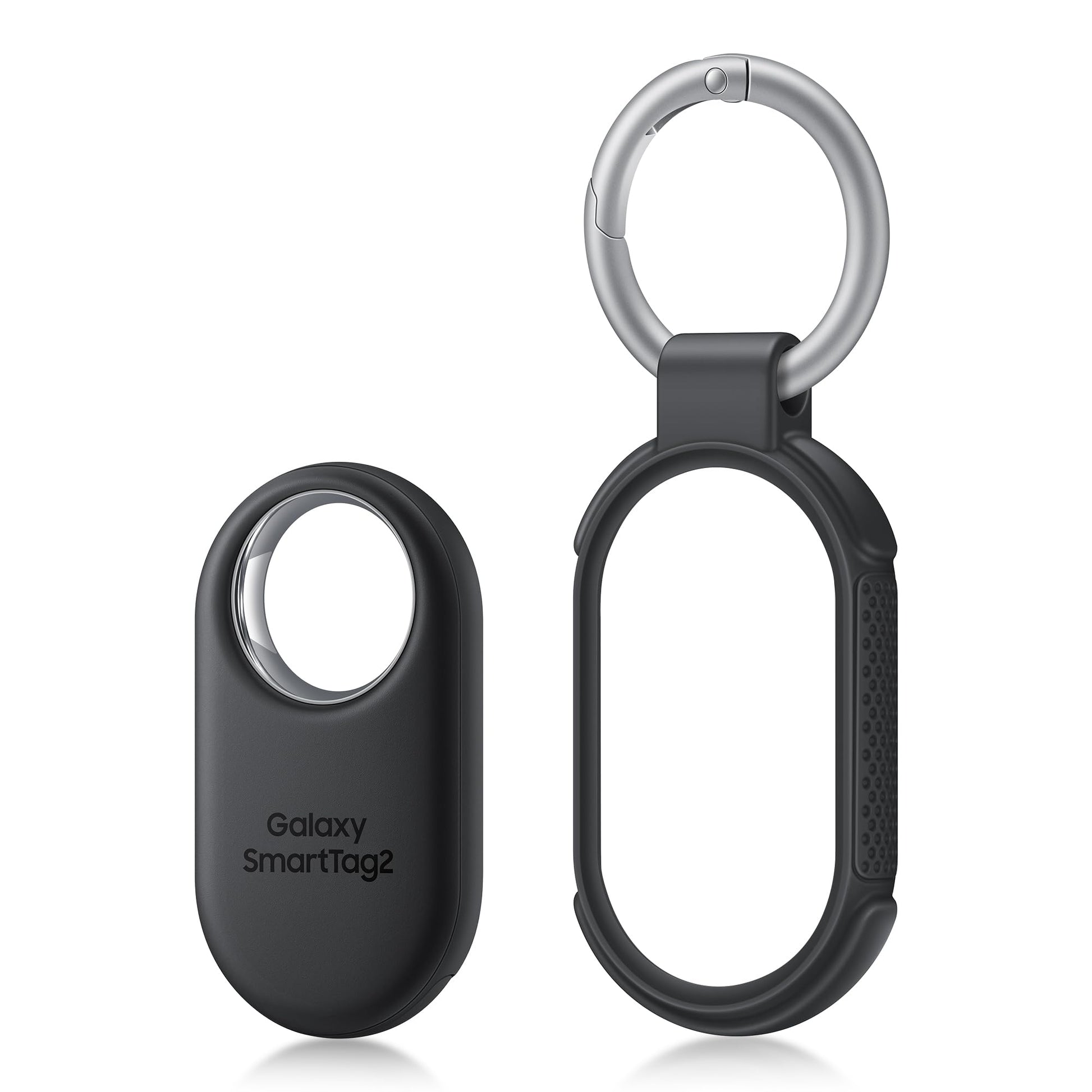 Samsung Galaxy SmartTag2 Bluetooth Smart Baken, Zwarte Versterkte beschermhoes inbegrepen [Amazon Exclusive], compatibel met Samsung Galaxy smartphones, verloren modus, zwart - NLMAX