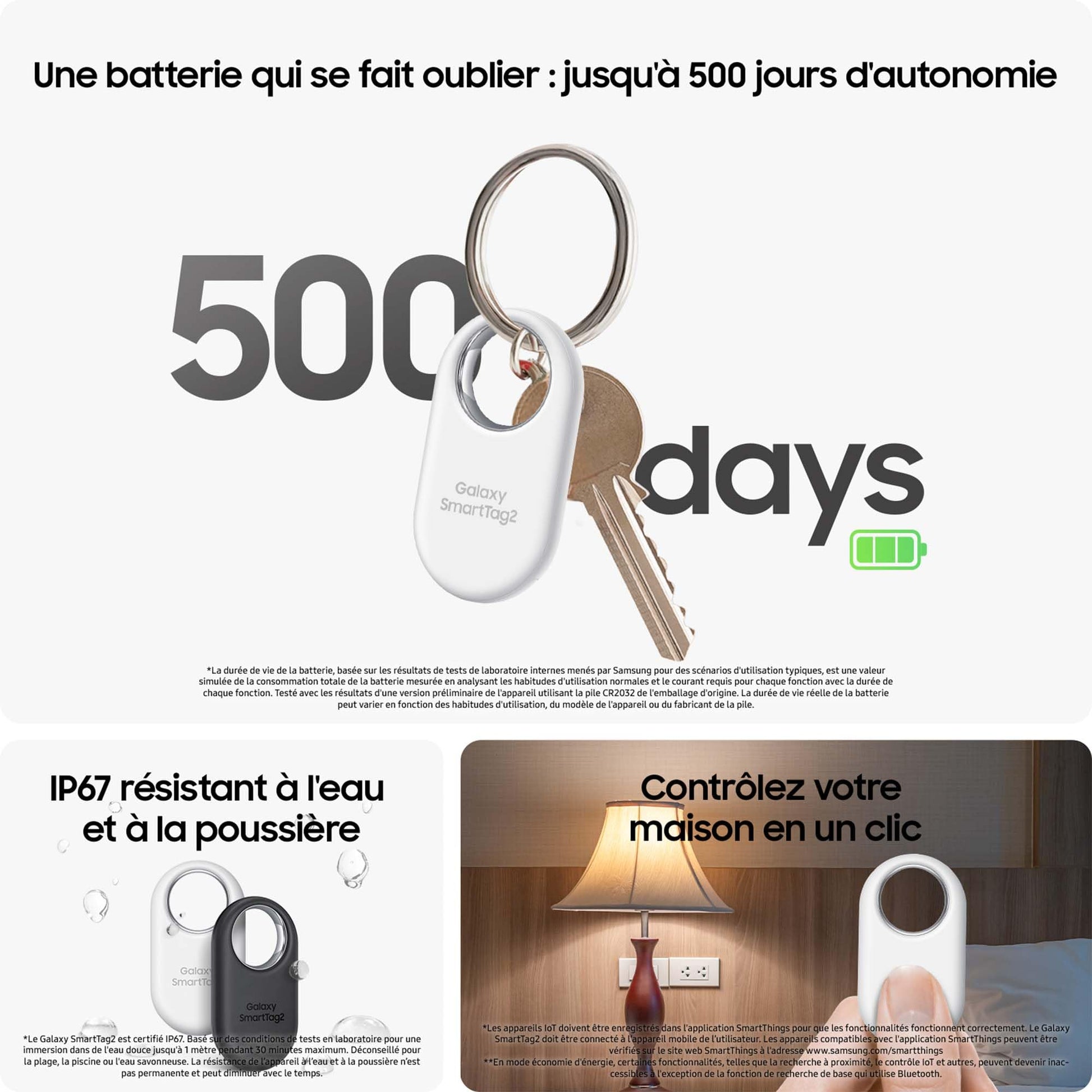 Samsung Galaxy SmartTag2 Bluetooth Smart Baken, Zwarte Versterkte beschermhoes inbegrepen [Amazon Exclusive], compatibel met Samsung Galaxy smartphones, verloren modus, zwart - NLMAX