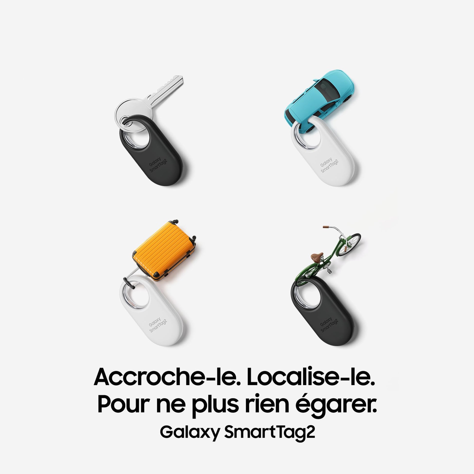 Samsung Galaxy SmartTag2 Bluetooth Smart Baken, Zwarte Versterkte beschermhoes inbegrepen [Amazon Exclusive], compatibel met Samsung Galaxy smartphones, verloren modus, zwart - NLMAX