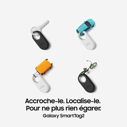 Samsung Galaxy SmartTag2 Bluetooth Smart Baken, Zwarte Versterkte beschermhoes inbegrepen [Amazon Exclusive], compatibel met Samsung Galaxy smartphones, verloren modus, zwart - NLMAX