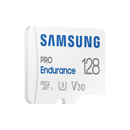 Samsung PRO Endurance microSD-geheugenkaart, 128GB microSDXC UHS-I U3 100MB/s Video Monitoring Memory Card met Adapter, MB-MJ128KA - NLMAX