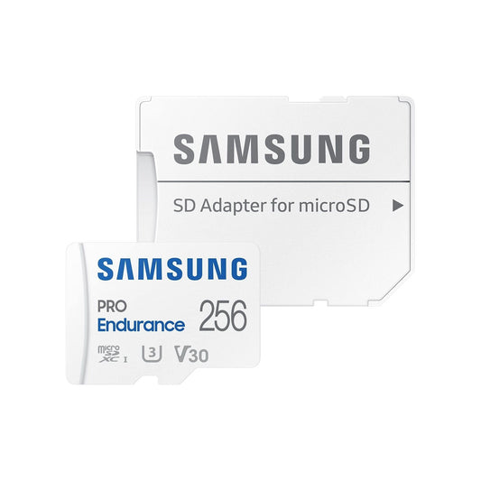 Samsung PRO Endurance MicroSD Memory Card, 256GB microSDXC UHS-I U3 100MB/s Video Monitoring Memory Card with Adapter, MB-MJ128KA - NLMAX