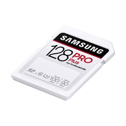 Samsung PRO Plus 128GB SDXC UHS-I U3 100MB/s Full HD & 4K UHD Memory Card (MB-SD128H/EU) - NLMAX