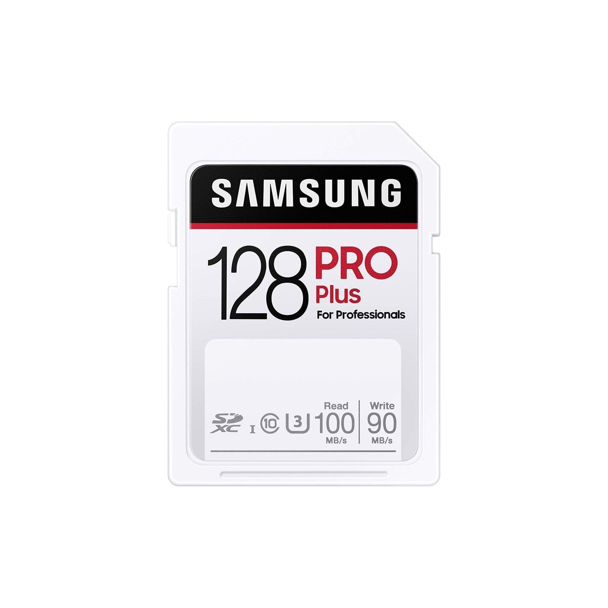 Samsung PRO Plus 128GB SDXC UHS-I U3 100MB/s Full HD & 4K UHD Memory Card (MB-SD128H/EU) - NLMAX