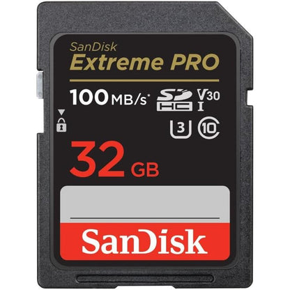 SanDisk 32 GB Extreme PRO RescuePRO Deluxe SDHC+-kaart, tot 100 MB/s, UHS-I, klasse 10, U3, V30 - NLMAX