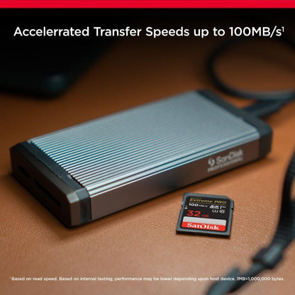 SanDisk 32 GB Extreme PRO RescuePRO Deluxe SDHC+-kaart, tot 100 MB/s, UHS-I, klasse 10, U3, V30 - NLMAX