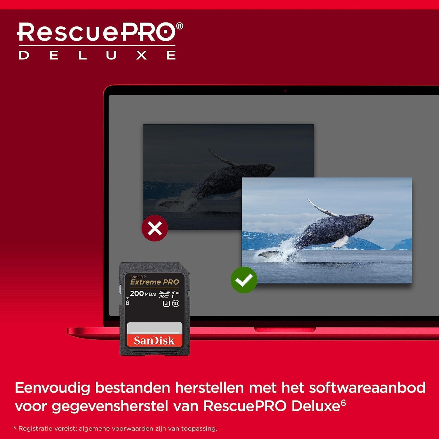 SanDisk Extreme PRO SDXC UHS‐I‐Kaart 128 GB (4K UHD, Leessnelheden Tot 200 MB/s, Class 10, UHS-I, U3, V30, 2 Jaar RescruePRO Deluxe Software, Levenslange Beperkte Garantie) Zwart - NLMAX