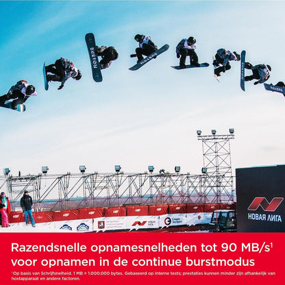 SanDisk Extreme PRO SDXC UHS‐I‐Kaart 128 GB (4K UHD, Leessnelheden Tot 200 MB/s, Class 10, UHS-I, U3, V30, 2 Jaar RescruePRO Deluxe Software, Levenslange Beperkte Garantie) Zwart - NLMAX