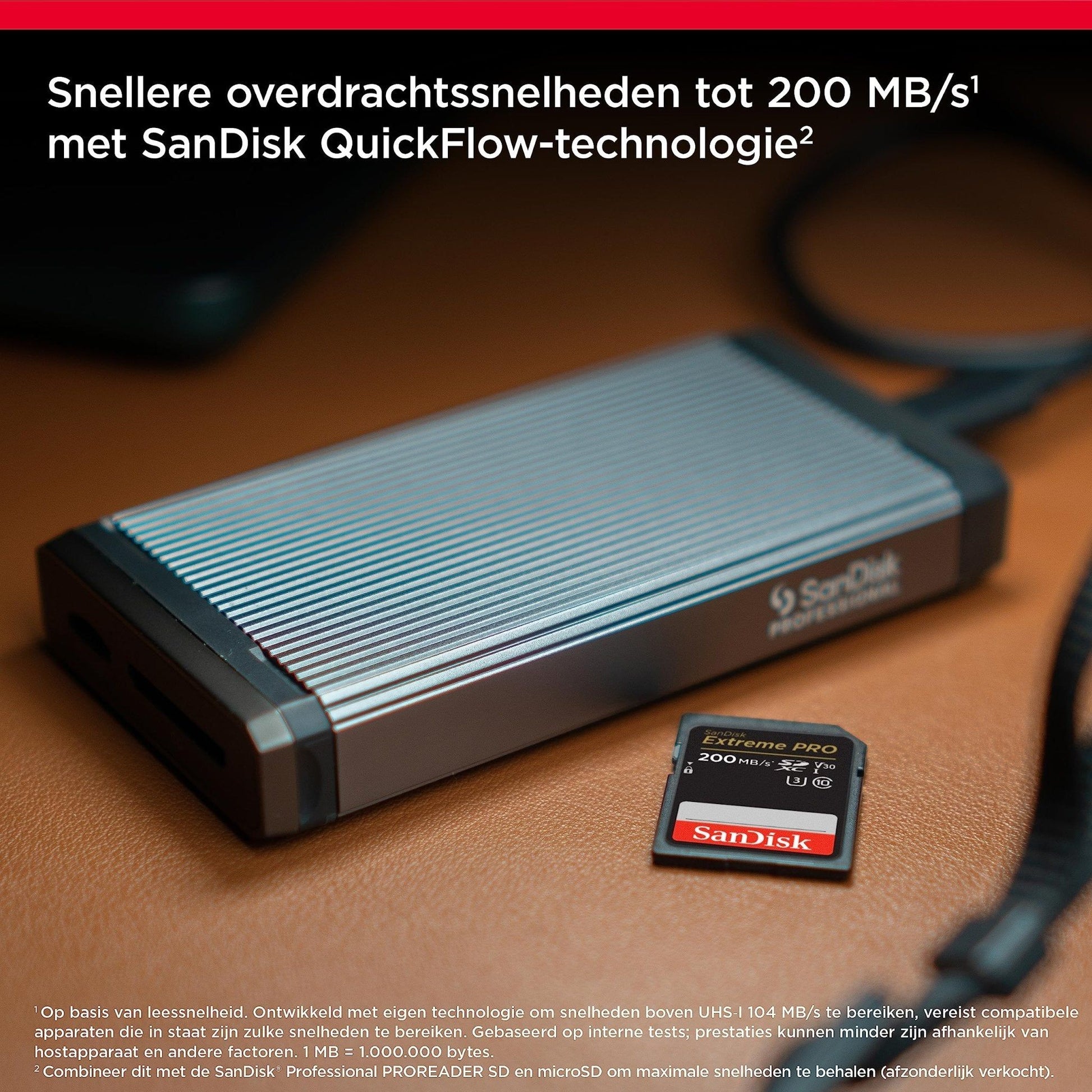 SanDisk Extreme PRO SDXC UHS‐I‐Kaart 128 GB (4K UHD, Leessnelheden Tot 200 MB/s, Class 10, UHS-I, U3, V30, 2 Jaar RescruePRO Deluxe Software, Levenslange Beperkte Garantie) Zwart - NLMAX