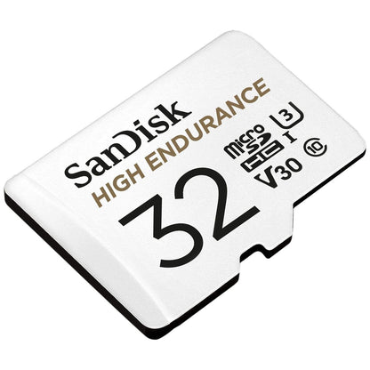 SanDisk High Endurance MicroSD-Kaart 32 GB (Perfect Voor Dashboardcamera Of Bewakingssysteem Thuis, Hoge Duurzaamheid, Tot 2.500 Uur Opnemen, Full HD En 4K) - NLMAX
