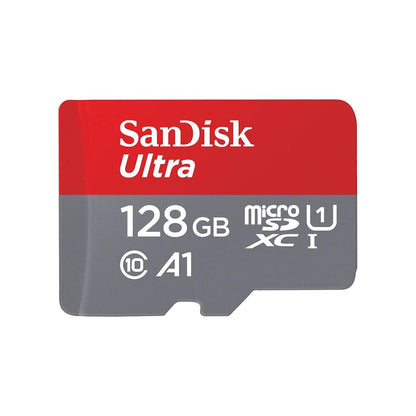 SanDisk Ultra Android MicroSDXC UHS-I Card 128GB + SD Adapter (For Smartphones And Tablets, A1, Class 10, U1, Full HD Videos, Up to 140MB/s Read Speed, 10 Years Limited Warranty) - NLMAX
