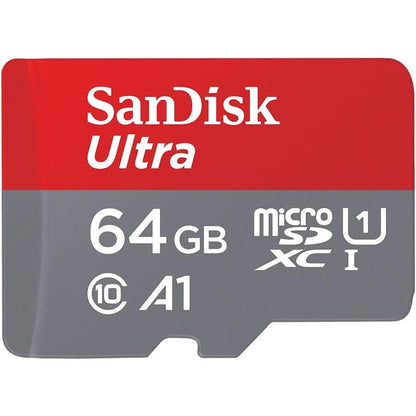 SanDisk Ultra Android MicroSDXC UHS-I-Kaart 64 GB + SD-Adapter (Voor Smartphones En Tablets, A1, Class 10, U1, Full HD Video's, Tot 140 MB/s Leessnelheid) - NLMAX
