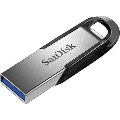 SanDisk Ultra Flair USB 3.0 Flash Drive 256 GB (Robuuste En Stijlvolle Metalen Behuizing, Wachtwoordbeveiliging, 150 MB/s Lezen) Zwart - NLMAX