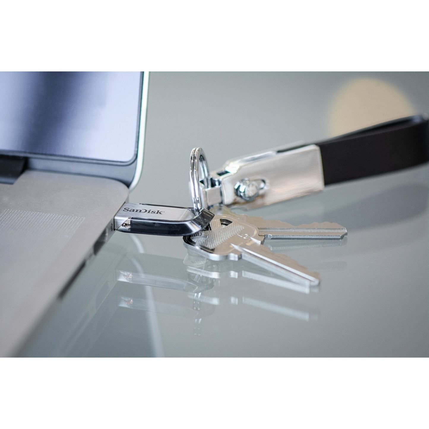 SanDisk Ultra Flair USB 3.0 Flash Drive 64 GB (Robuuste En Stijlvolle Metalen Behuizing, Wachtwoordbeveiliging, 150 MB/s Lezen) Zwart - NLMAX