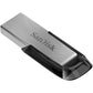 SanDisk Ultra Flair USB 3.0 Flash Drive 64 GB (Robuuste En Stijlvolle Metalen Behuizing, Wachtwoordbeveiliging, 150 MB/s Lezen) Zwart - NLMAX
