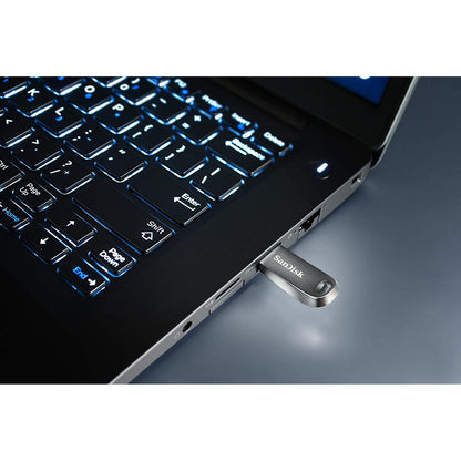 SanDisk Ultra Luxe USB 3.1-Flashdrive (USB 3.1 Gen 1, Leessnelheden Tot 150 MB/s, Wachtwoordbeveiliging, RescuePRO Deluxe-Software) - NLMAX