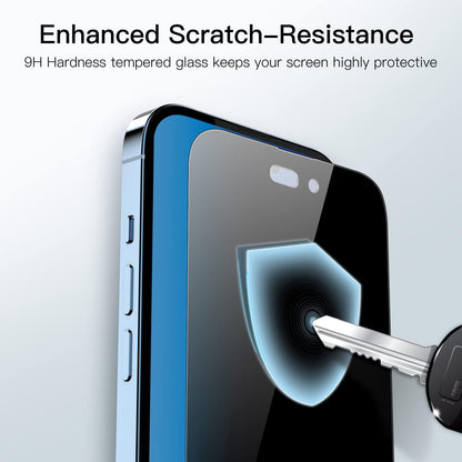 Screen Protector voor iPhone 14 Pro 6,1-Inch, Anti-Spy, Full Coverage Volledige Dekking, Hoesje-Vriendelijk, 2-Stuks - NLMAX