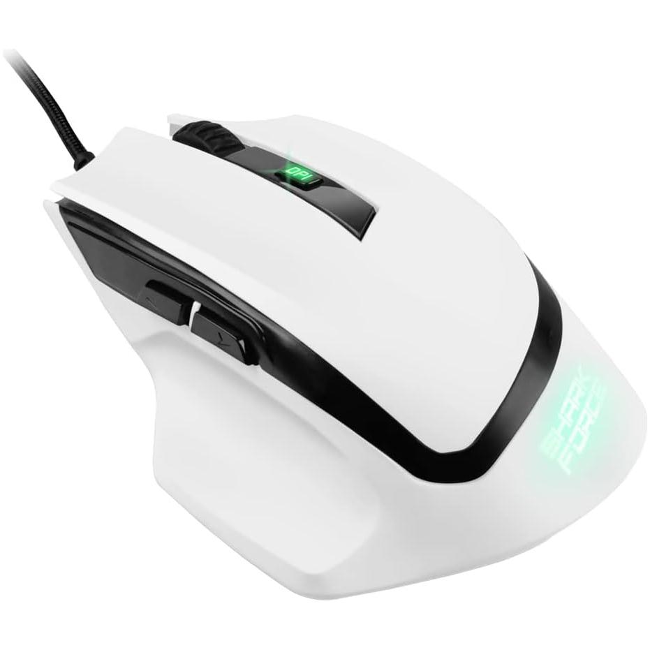 Sharkoon Shark Force II wit, gaming muis, 4044951030446 - NLMAX