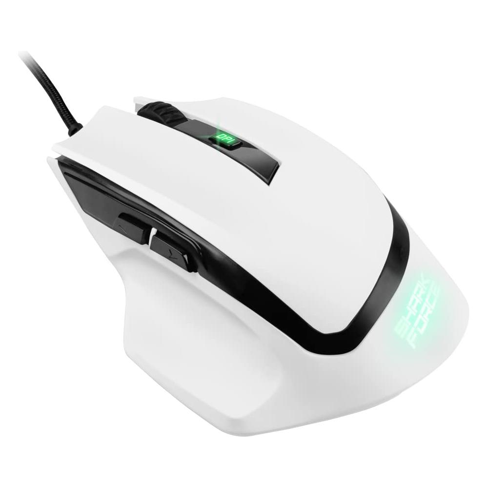 Sharkoon Shark Force II wit, gaming muis, 4044951030446 - NLMAX