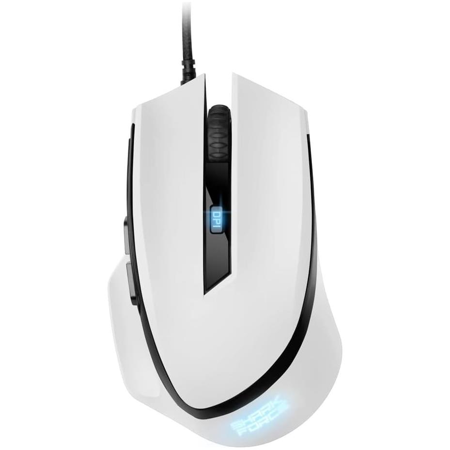 Sharkoon Shark Force II wit, gaming muis, 4044951030446 - NLMAX