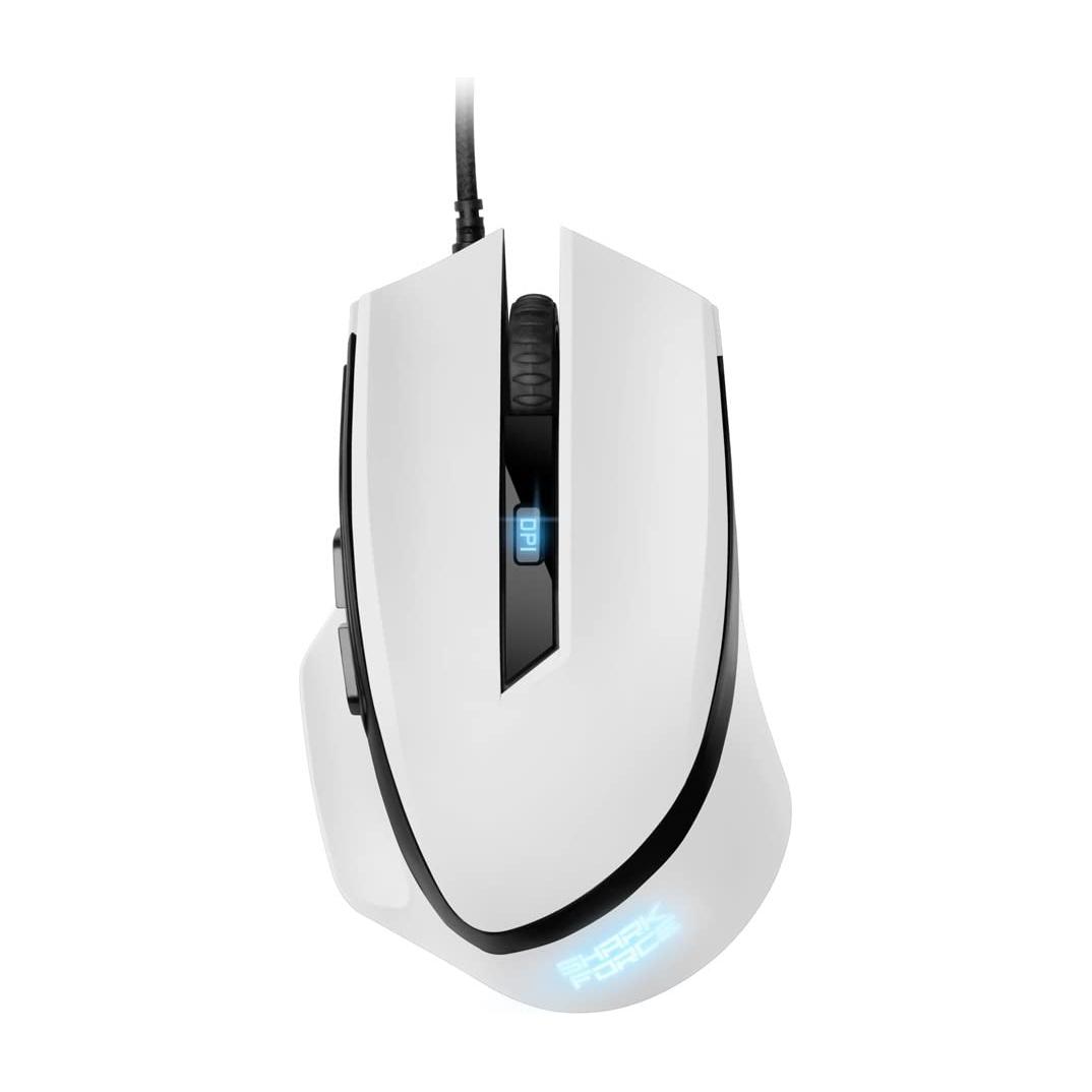 Sharkoon Shark Force II wit, gaming muis, 4044951030446 - NLMAX