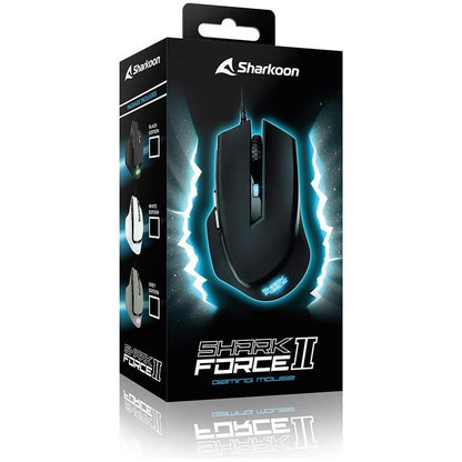 Sharkoon, USB, Shark Force II grijs, gaming muis, 4044951030453 - NLMAX