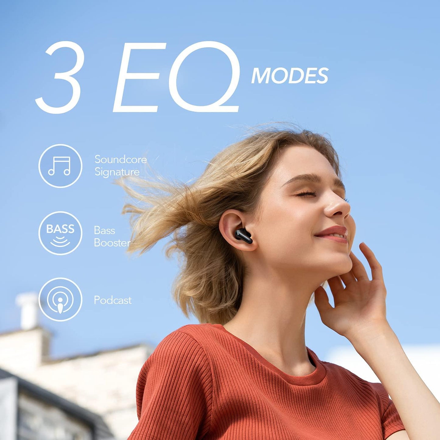Soundcore by Anker Life P2 Mini, Full Wireless Earbuds, 10mm Drivers with Lots of Bass, Custom EQ, Bluetooth 5.2, 32h Playtime, USB-C for Fast Charging, Small Size for Commute, Work(Black) - NLMAX