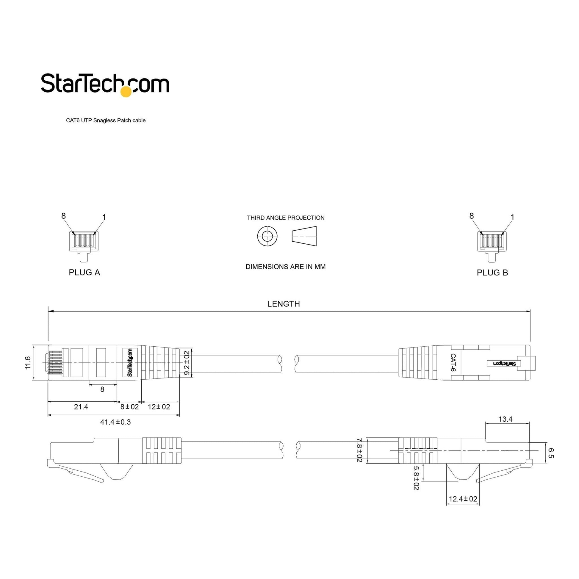 StarTech.com Cat6 patchkabel met snagless RJ45 connectors – 5 m, grijs - NLMAX