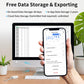 SwitchBot IP65 Buiten Binnenthermometer Hygrometer 3 Stuks, 120m Bluetooth Bereik, Koelkast Thermometer, Dauwpunt/VPD/Absolute Vochtigheid Sensor, Gratis Data Opslag Export, 2 Jaar Levensduur Batterij - NLMAX