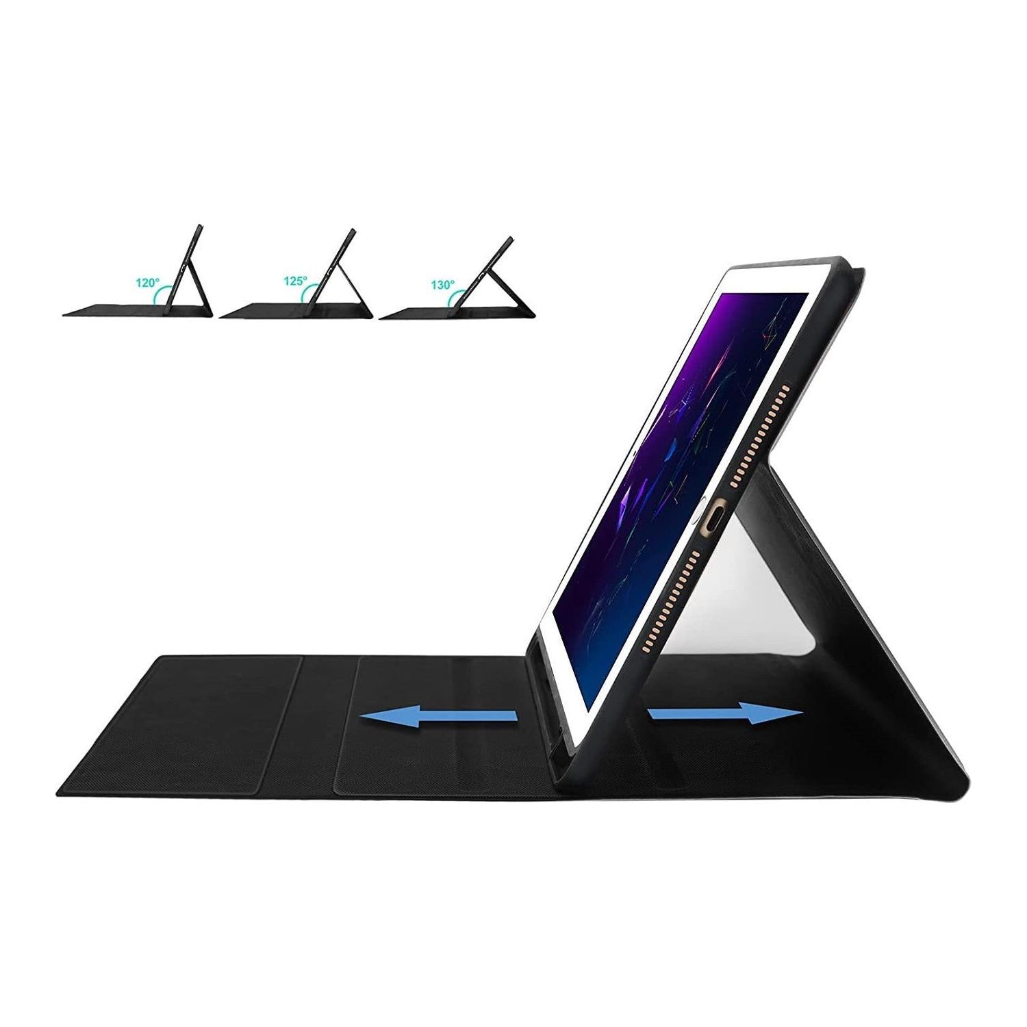 Toetsenbord case voor iPad Pro 11 2020, Bluetooth toetsenbordhoes met beschermhoes en pennenhouder - Keyboard case iPad 11 Pro - NLMAX