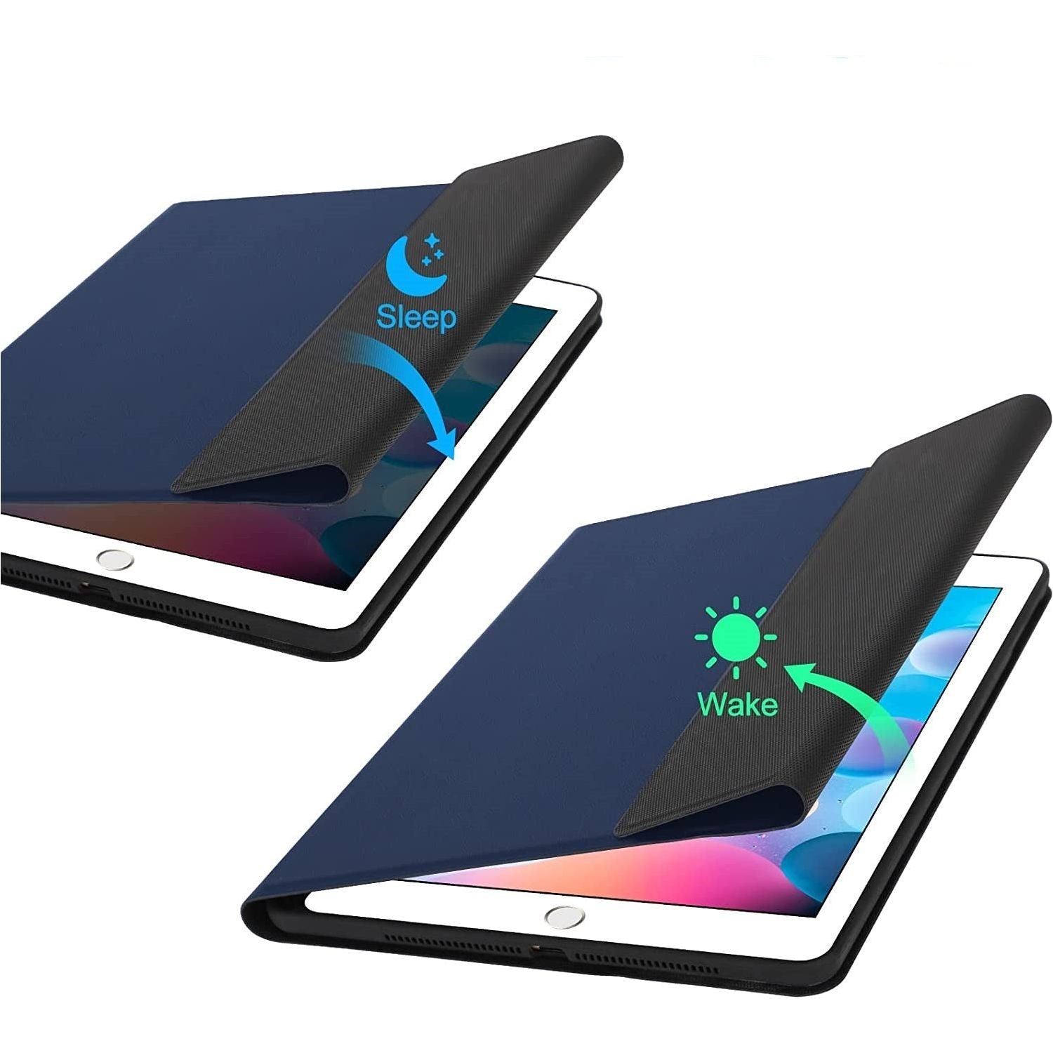 Toetsenbord voor iPad Air 3 10.5 inch (2019)/ iPad Pro 10.5/10.2(2019) Bluetooth toetsenbordhoes met beschermhoes pennenhouder - NLMAX