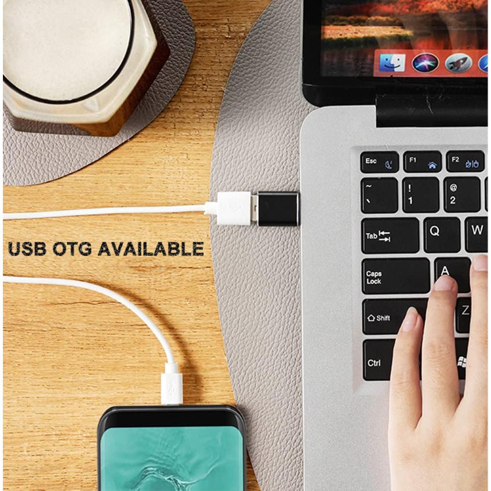 USB C Adapter 4 Stuks, USB C naar USB 3.0 OTG Adapter, Micro USB naar USB C Adapter, Compatibel met MacBook Pro, Samsung Galaxy, Mobiele Telefoons, PC, in de Auto en Meer - NLMAX