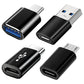 USB C Adapter 4 Stuks, USB C naar USB 3.0 OTG Adapter, Micro USB naar USB C Adapter, Compatibel met MacBook Pro, Samsung Galaxy, Mobiele Telefoons, PC, in de Auto en Meer - NLMAX