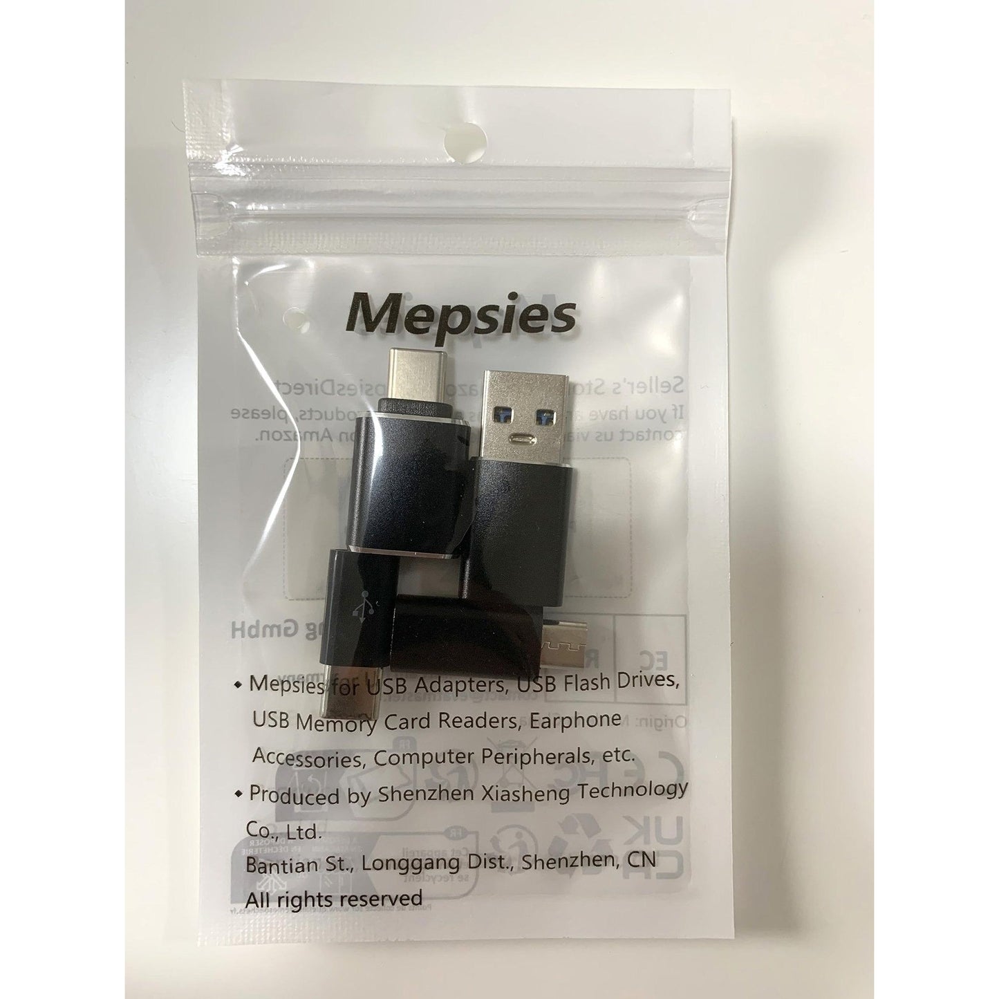 USB C Adapter 4 Stuks, USB C naar USB 3.0 OTG Adapter, Micro USB naar USB C Adapter, Compatibel met MacBook Pro, Samsung Galaxy, Mobiele Telefoons, PC, in de Auto en Meer - NLMAX