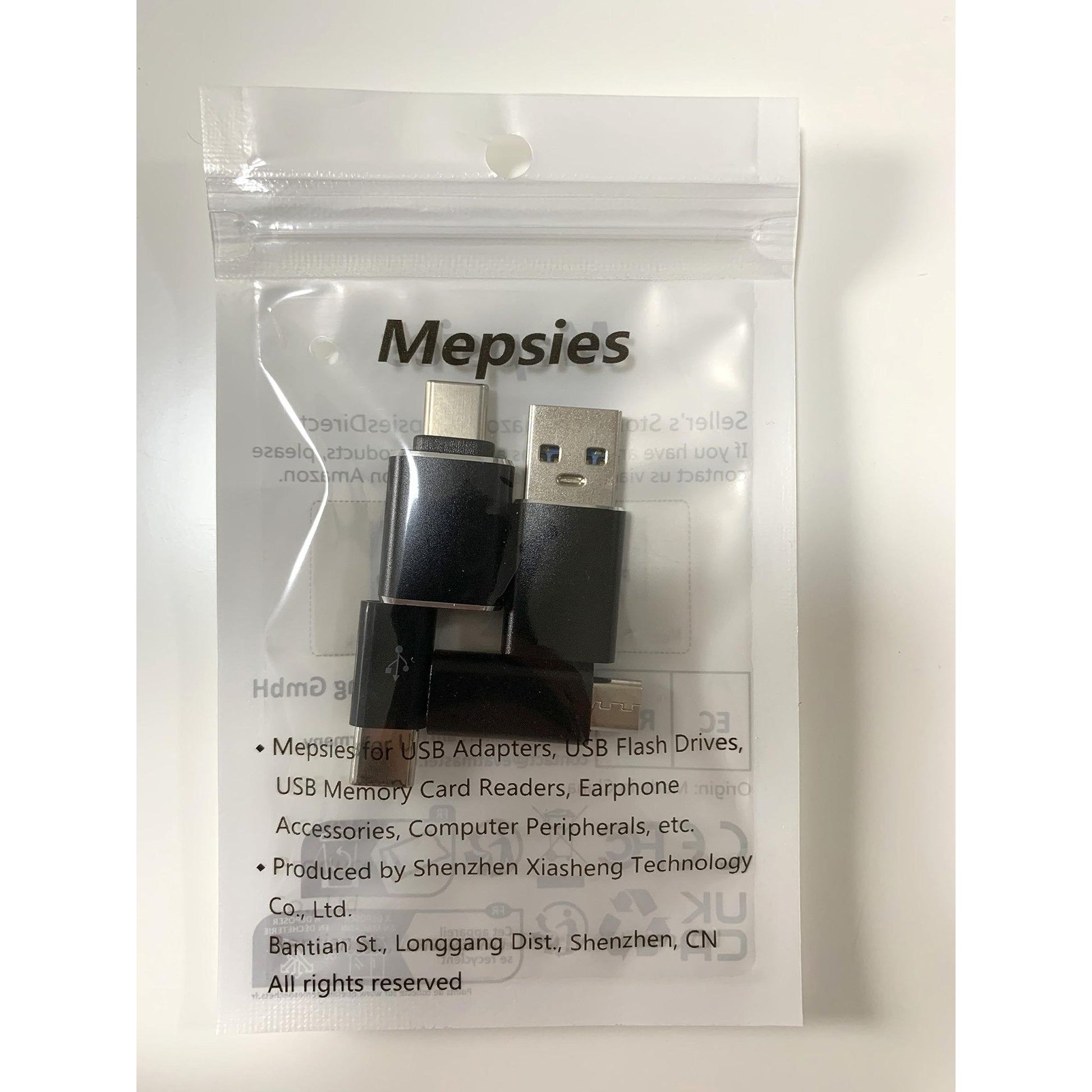 USB C Adapter 4 Stuks, USB C naar USB 3.0 OTG Adapter, Micro USB naar USB C Adapter, Compatibel met MacBook Pro, Samsung Galaxy, Mobiele Telefoons, PC, in de Auto en Meer - NLMAX